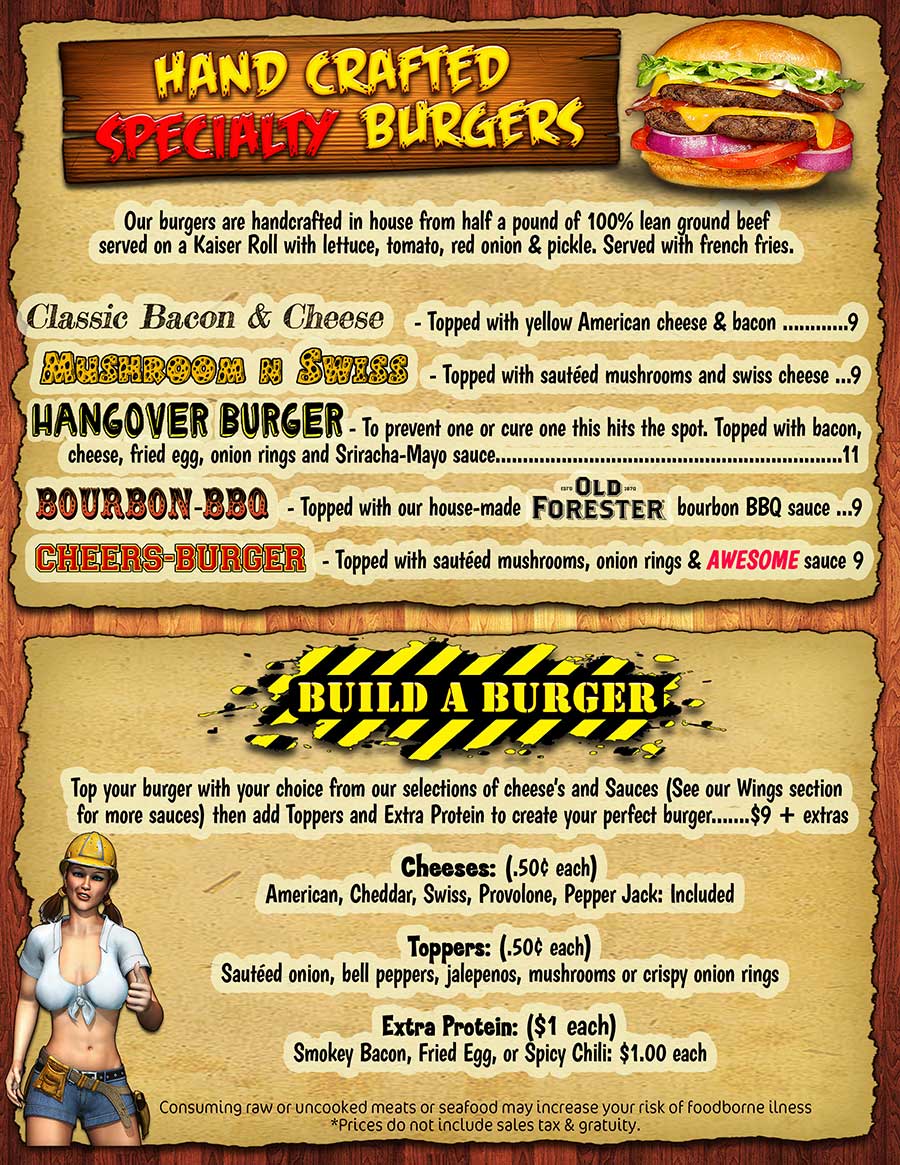 cheers-restaurant-bar-menu